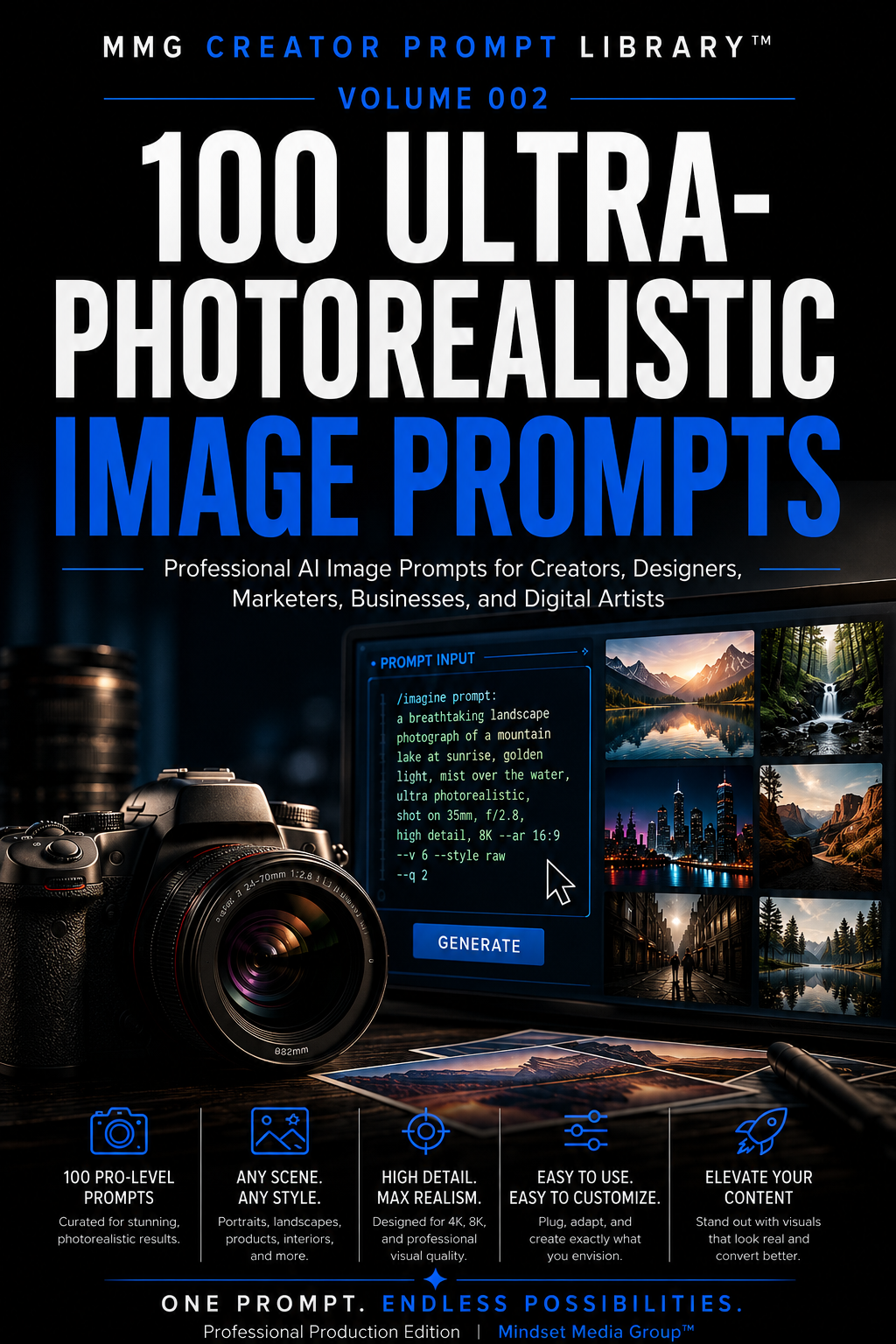 100 Ultra-Photorealistic Image Prompts™ A Practical Guide to Better AI Images